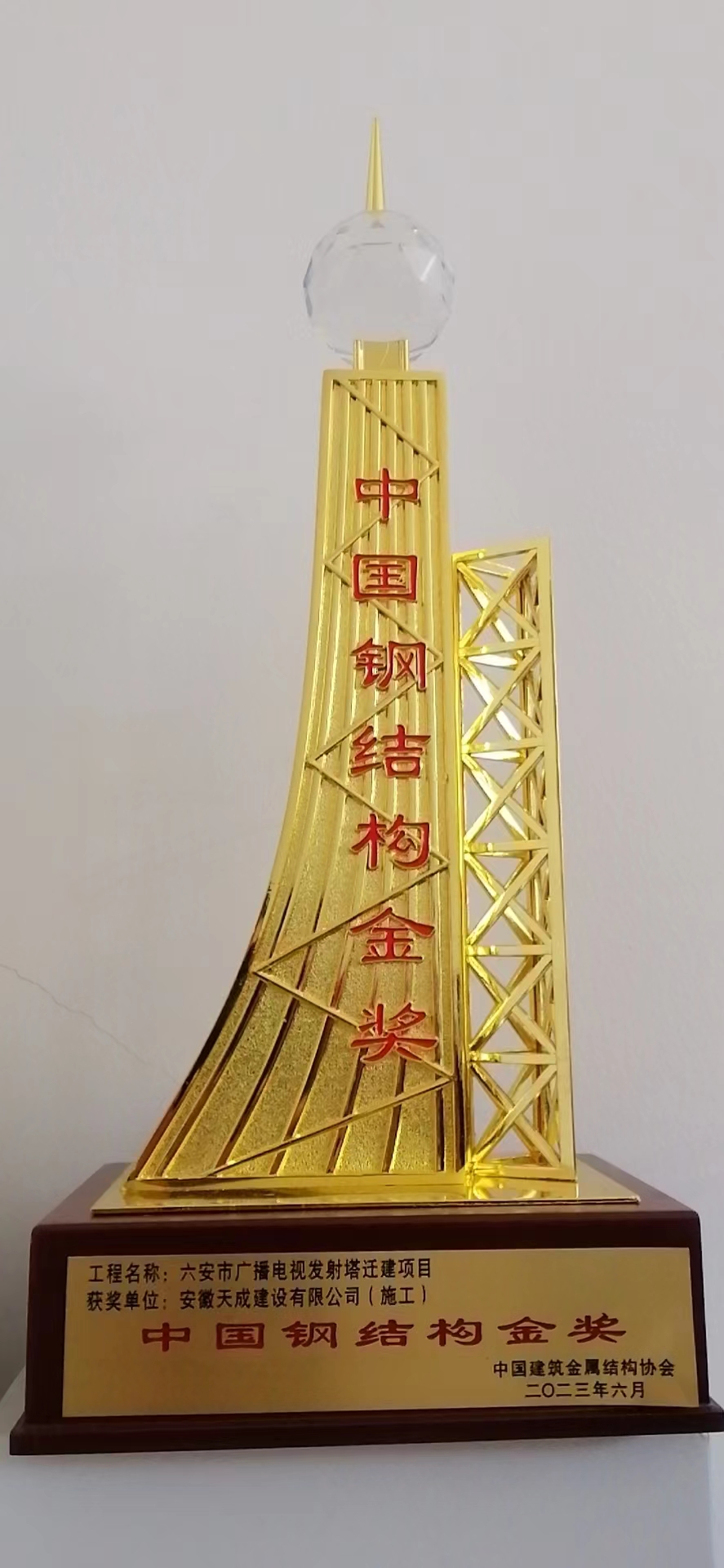 中国钢结构金奖工程